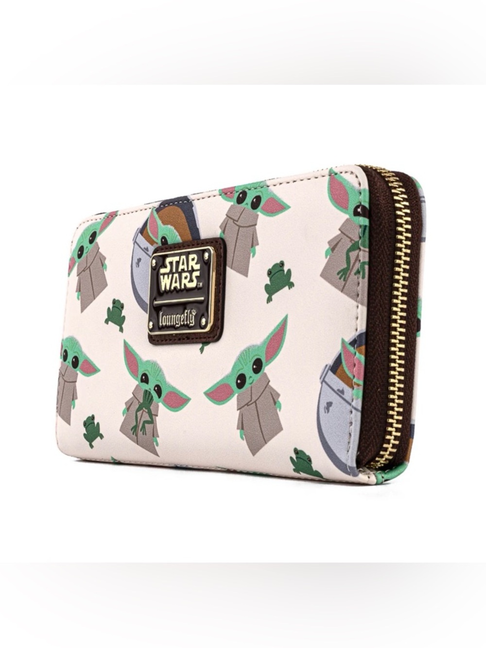 MWT, Loungefly Star Wars The Mandalorian Baby Yoda Grogu Wallet